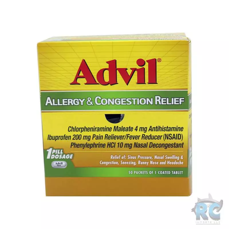 ADVIL ALLERGY & CONGESTION RELIEF RC Imports