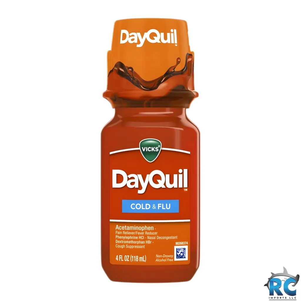 DAYQUIL COLD & FLU LIQUID 4oz RC Imports