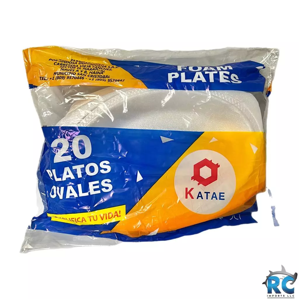 Db Kata Platos Oval Blanco 20 20 Rc Imports